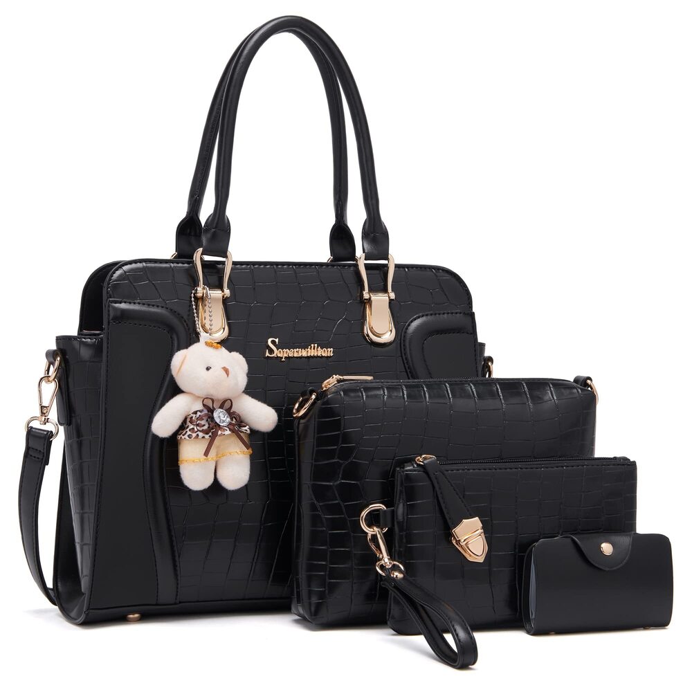 1446 Fashion Handbags Tote Bags Shoulder Bag Top Handle Satchel Purse Set